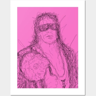 BRET HITMAN HART Posters and Art